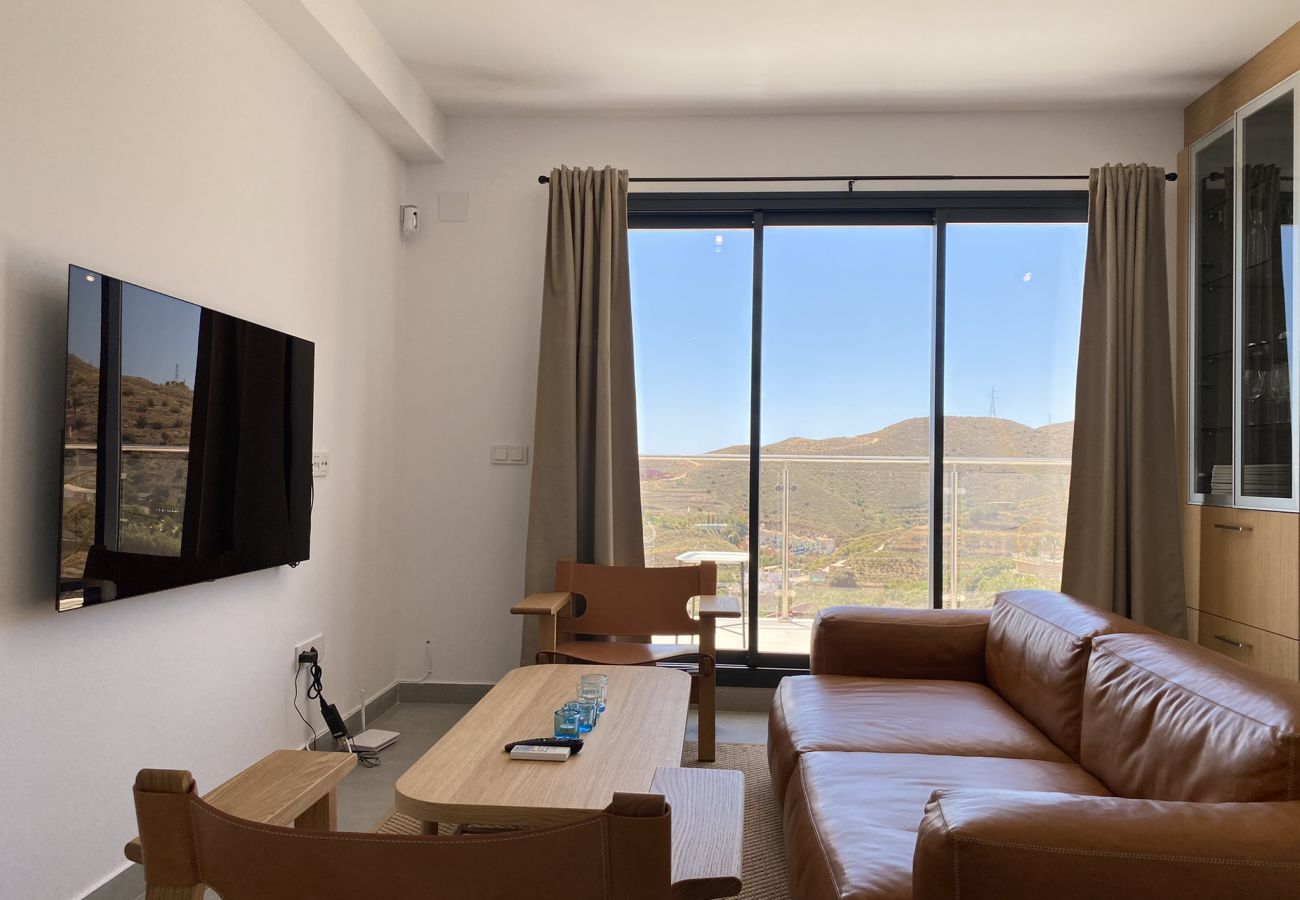 Appartamento a Nerja - Penthouse Balcon del Mar Deluxe 3: Attico con 100m² di terrazza e vista mare