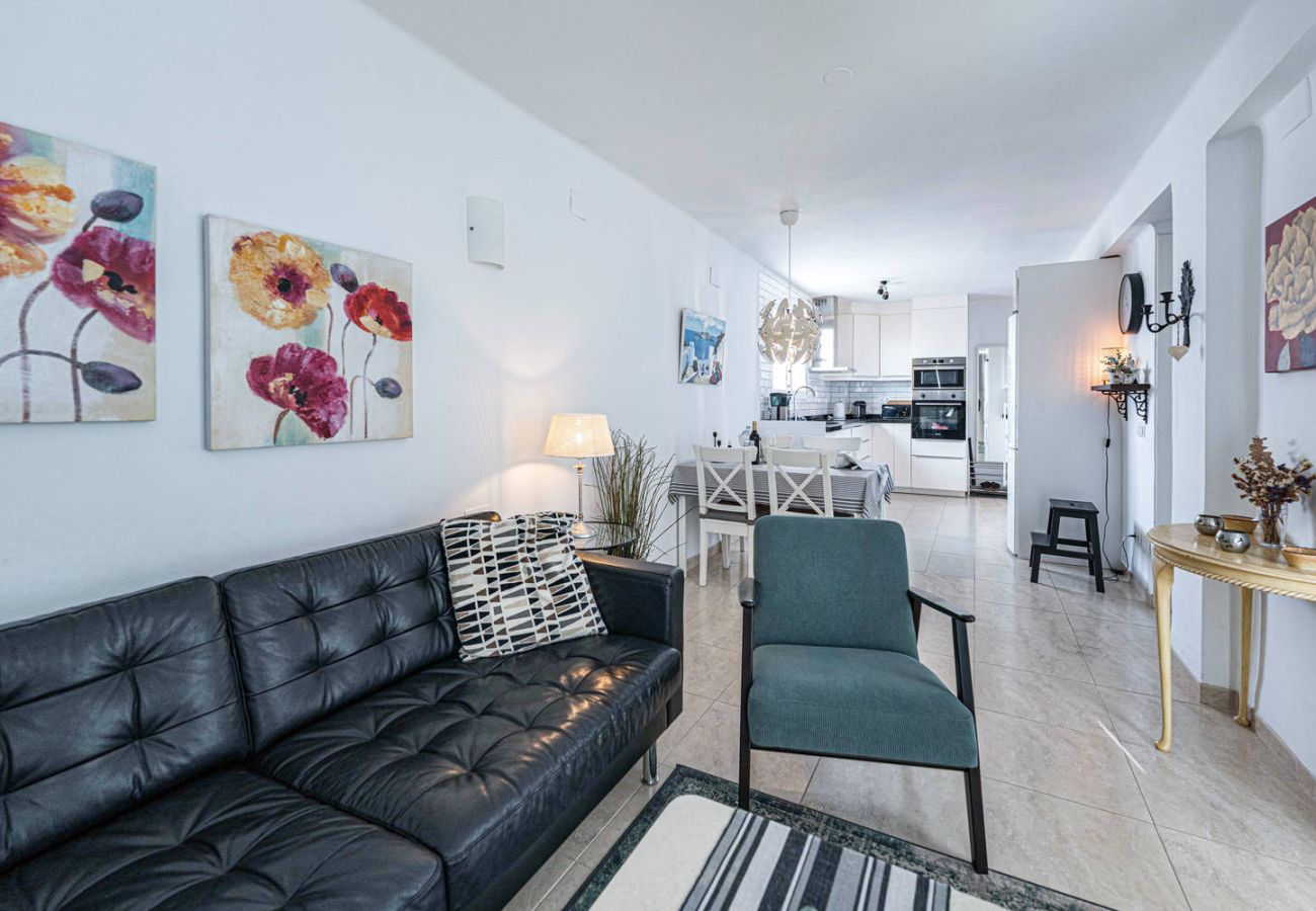 Soggiorno ampio e luminoso a Nerja