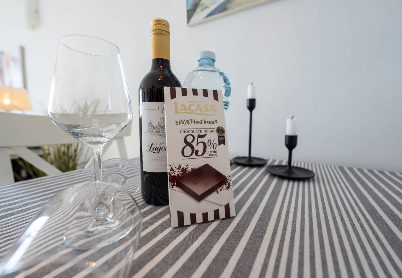 Dettaglio di benvenuto nell’alloggio