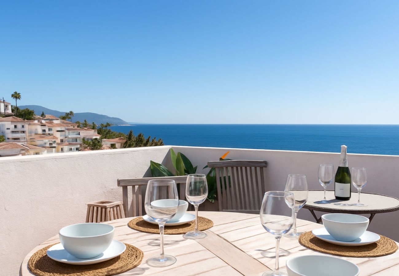 Casa a schiera a Nerja - Casa Lavanda – Casa vacanze a Nerja con vista mare e piscina