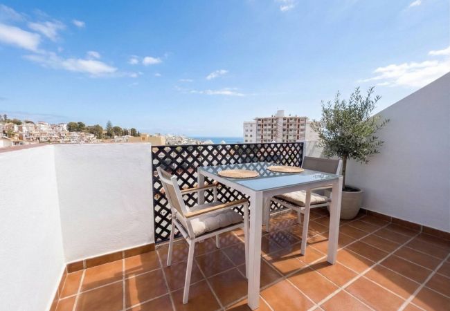 Appartamento a Nerja - Appartamento Casa Monica a Verano Azul: Vista Mare e Solarium sul tetto