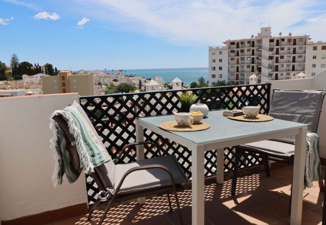 Appartamento a Nerja - Appartamento Casa Monica a Verano Azul: Vista Mare e Solarium sul tetto