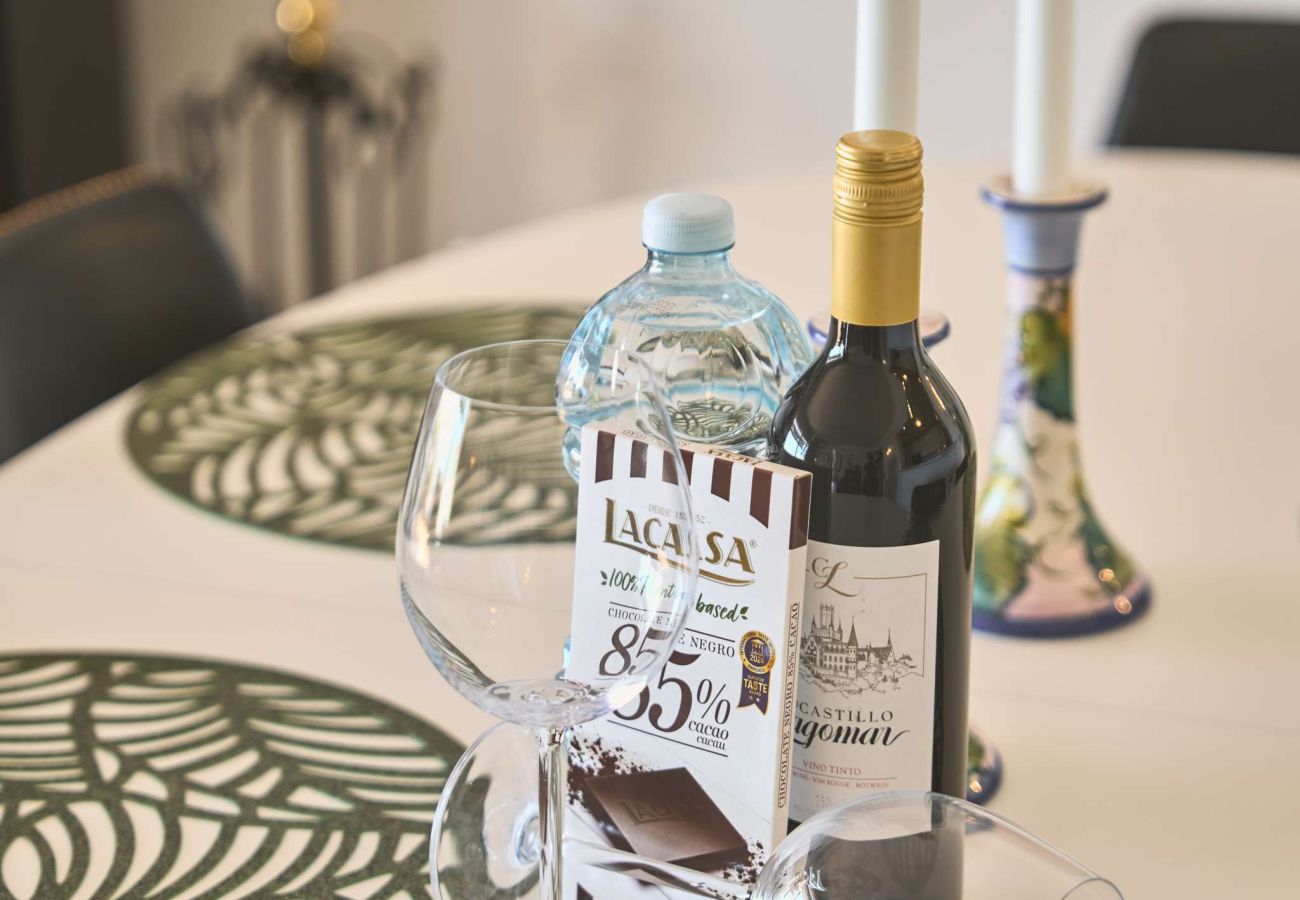 Casa a schiera a Nerja - Casablanca 9: Maisonette mit Terrassen auf mehreren Ebenen, Meerblick und Sonnenuntergang