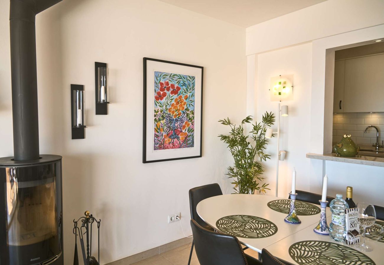 Casa a schiera a Nerja - Casablanca 9: Maisonette mit Terrassen auf mehreren Ebenen, Meerblick und Sonnenuntergang