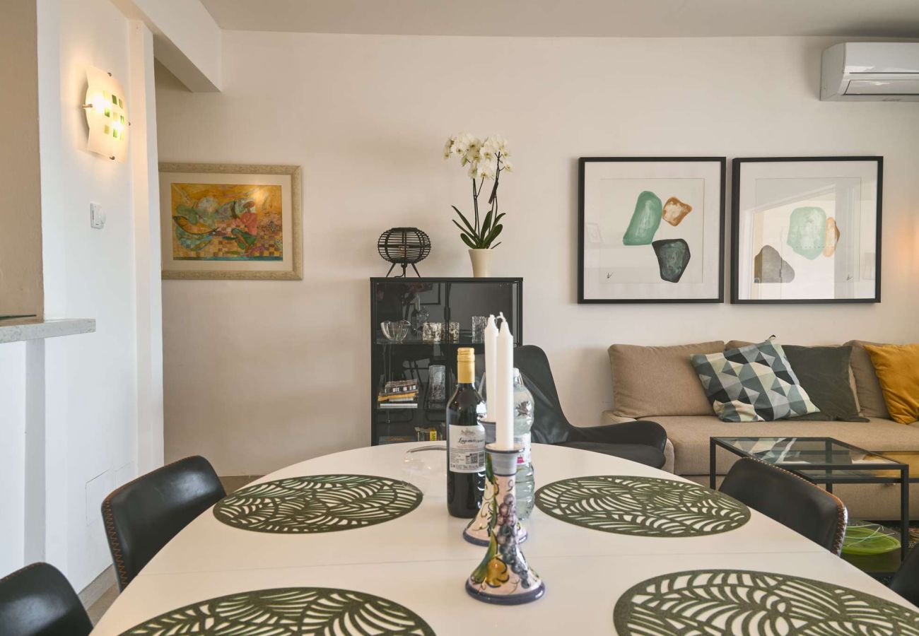 Casa a schiera a Nerja - Casablanca 9: Maisonette mit Terrassen auf mehreren Ebenen, Meerblick und Sonnenuntergang