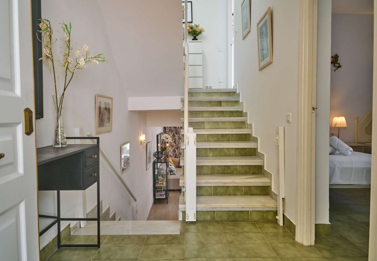 Casa a schiera a Nerja - Casablanca 9: Maisonette mit Terrassen auf mehreren Ebenen, Meerblick und Sonnenuntergang