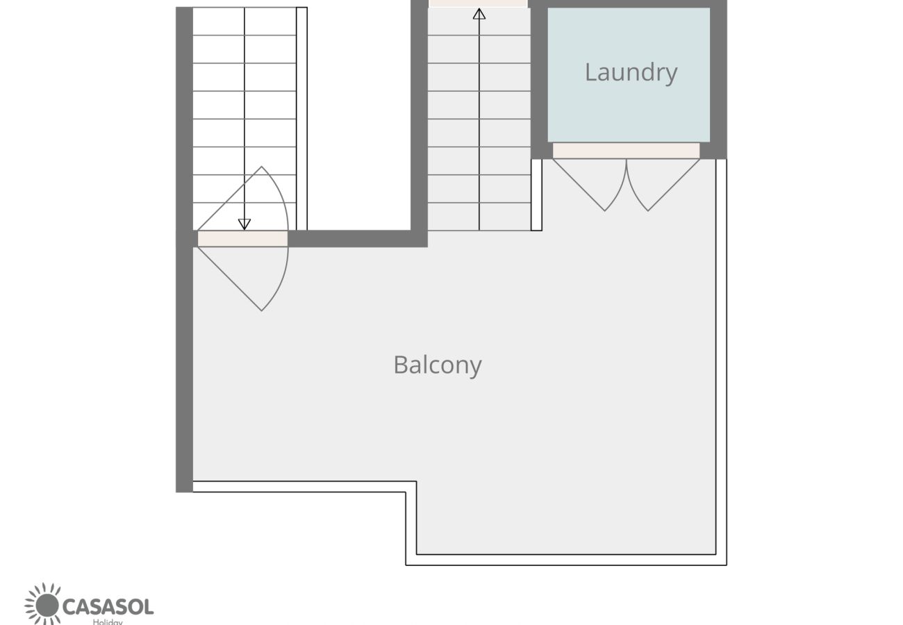 Casa a schiera a Nerja - Casablanca 9: Maisonette mit Terrassen auf mehreren Ebenen, Meerblick und Sonnenuntergang