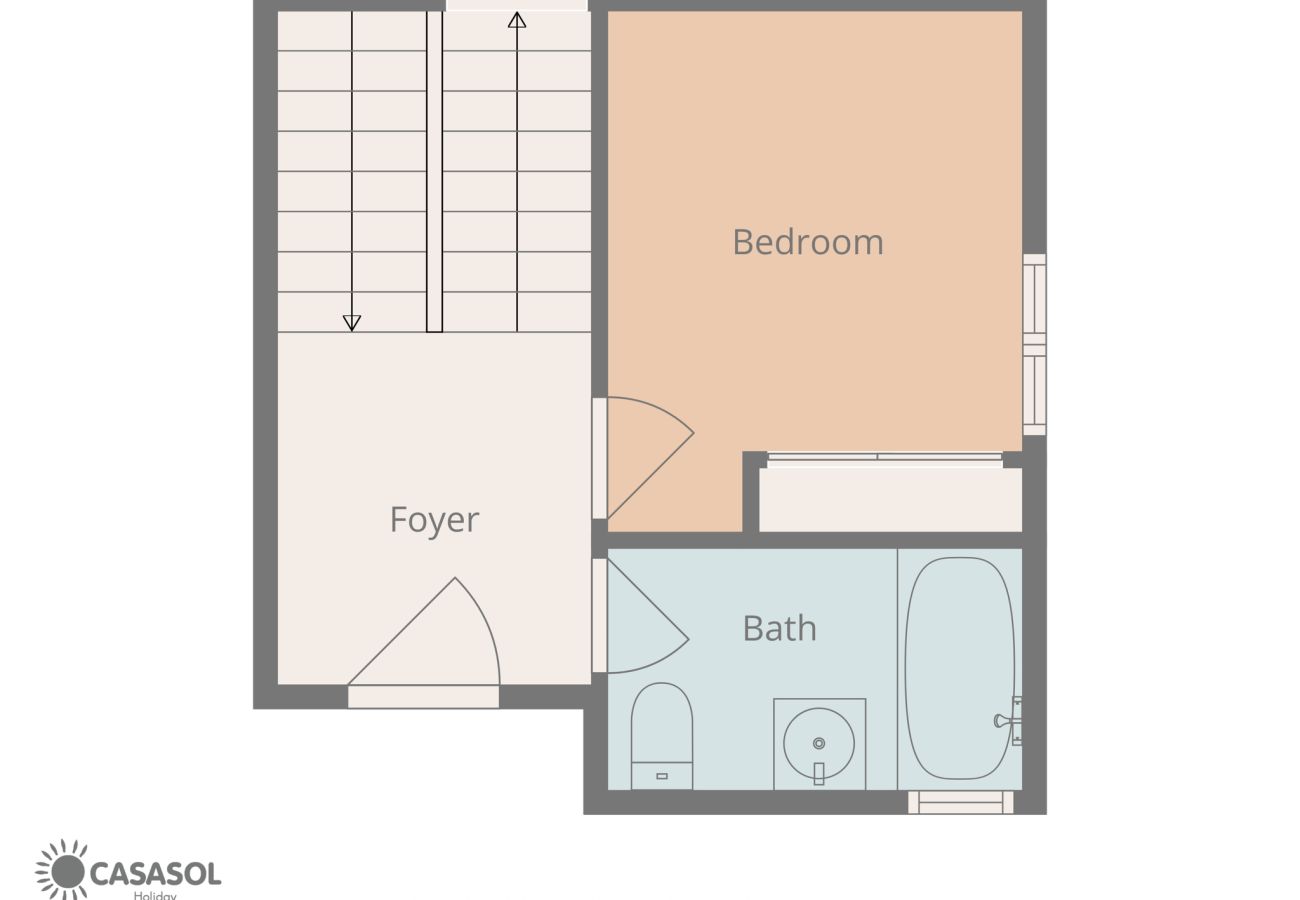 Casa a schiera a Nerja - Casablanca 9: Maisonette mit Terrassen auf mehreren Ebenen, Meerblick und Sonnenuntergang