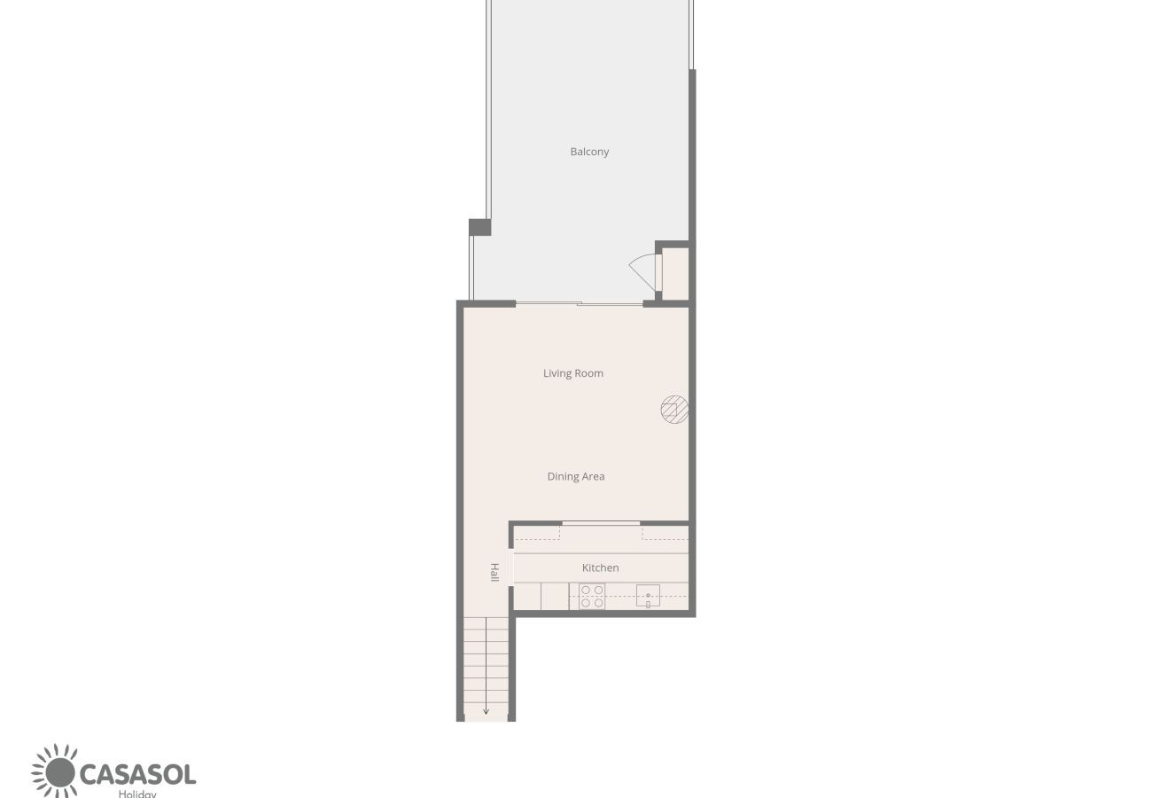 Casa a schiera a Nerja - Casablanca 9: Maisonette mit Terrassen auf mehreren Ebenen, Meerblick und Sonnenuntergang