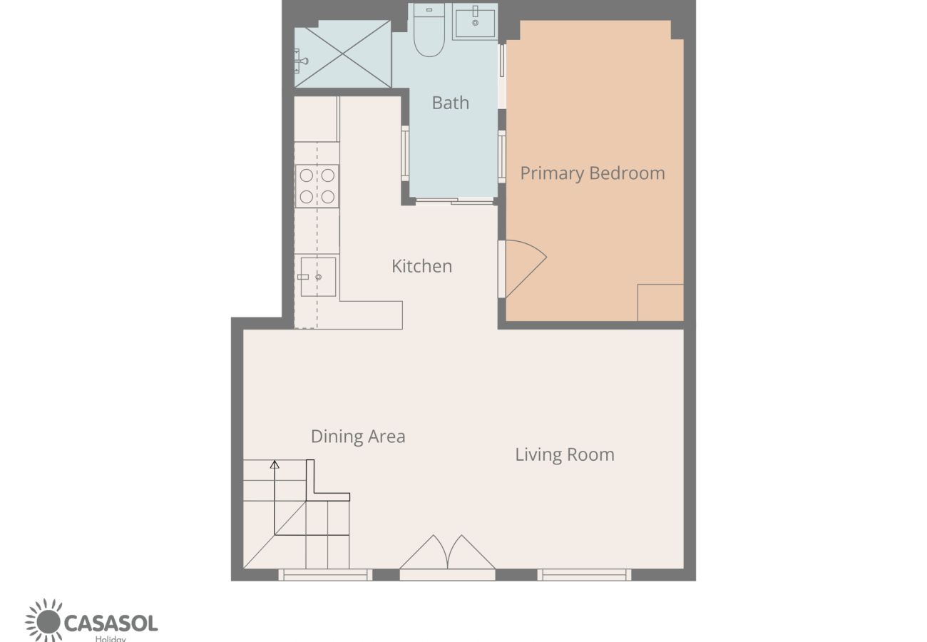 Casa a schiera a Nerja - Casa Chica: Casa vacanze con terrazza privata in Calle Cristo, Nerja