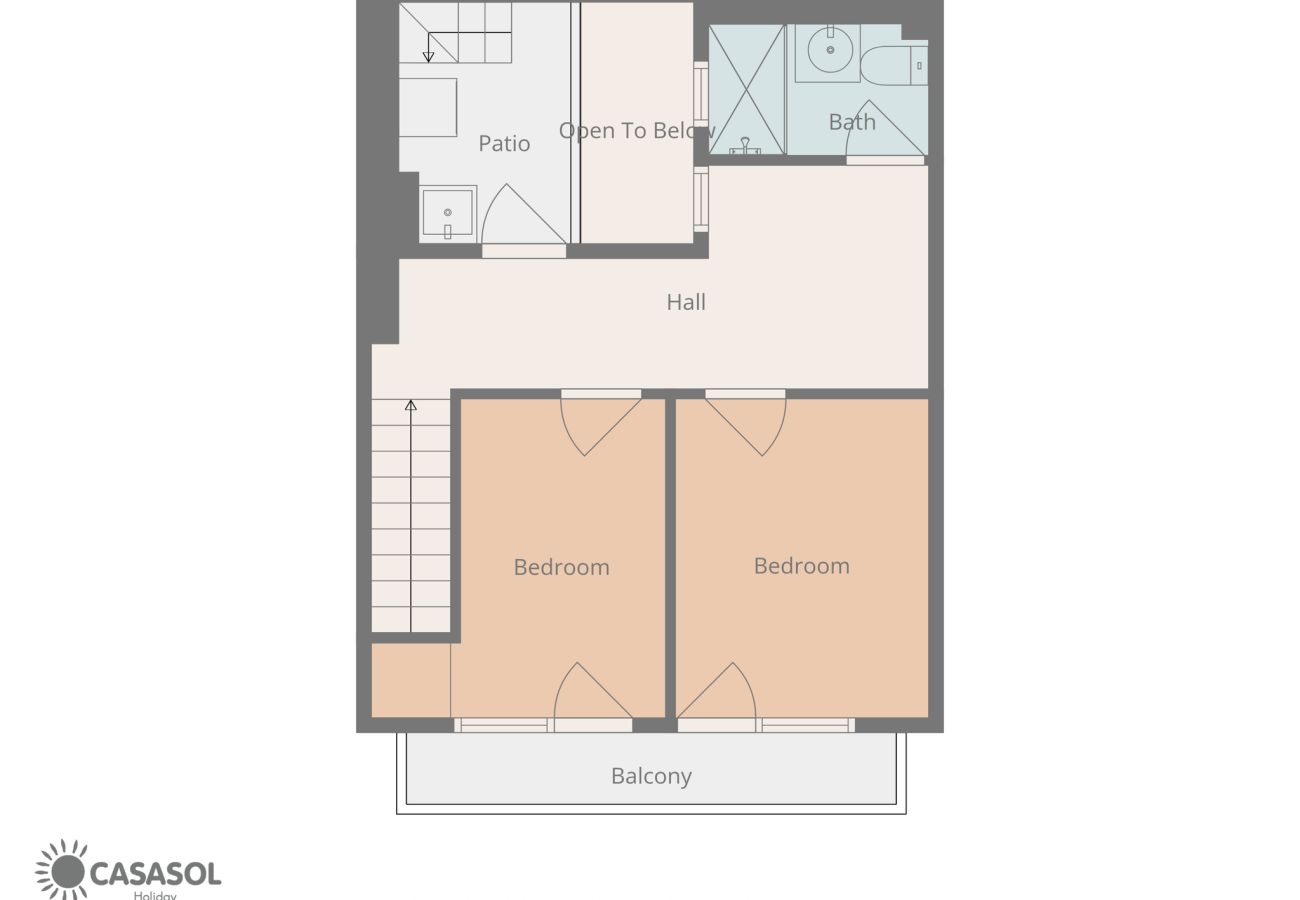 Casa a schiera a Nerja - Casa Chica: Casa vacanze con terrazza privata in Calle Cristo, Nerja