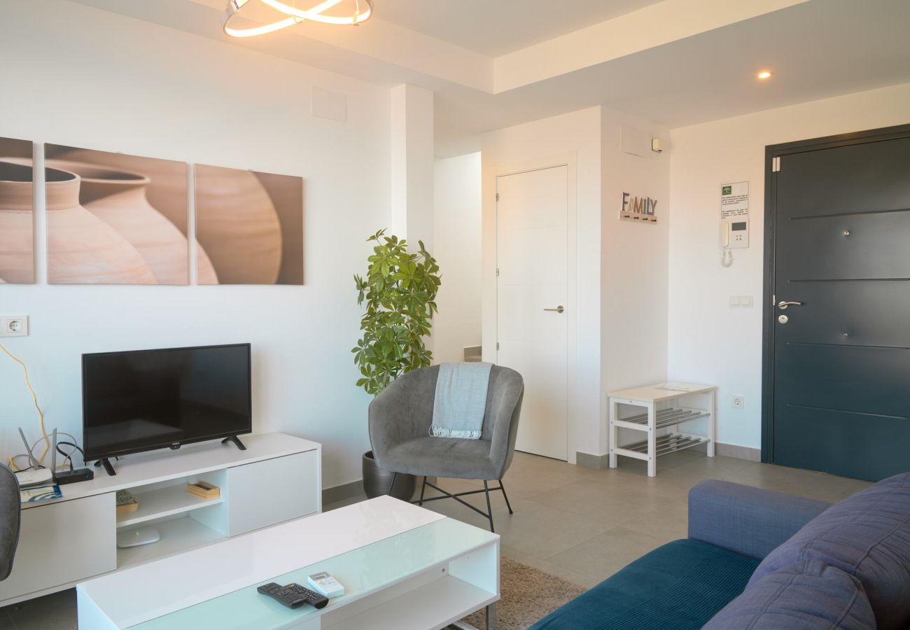 Appartamento a Nerja - Penthouse Balcón del Mar D4: 3 Terrazze e Piscina Riscaldata