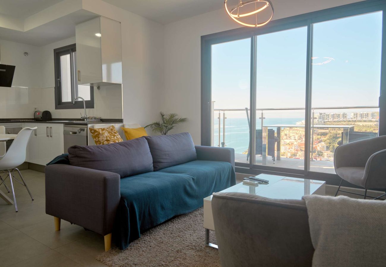 Appartamento a Nerja - Penthouse Balcón del Mar D4: 3 Terrazze e Piscina Riscaldata