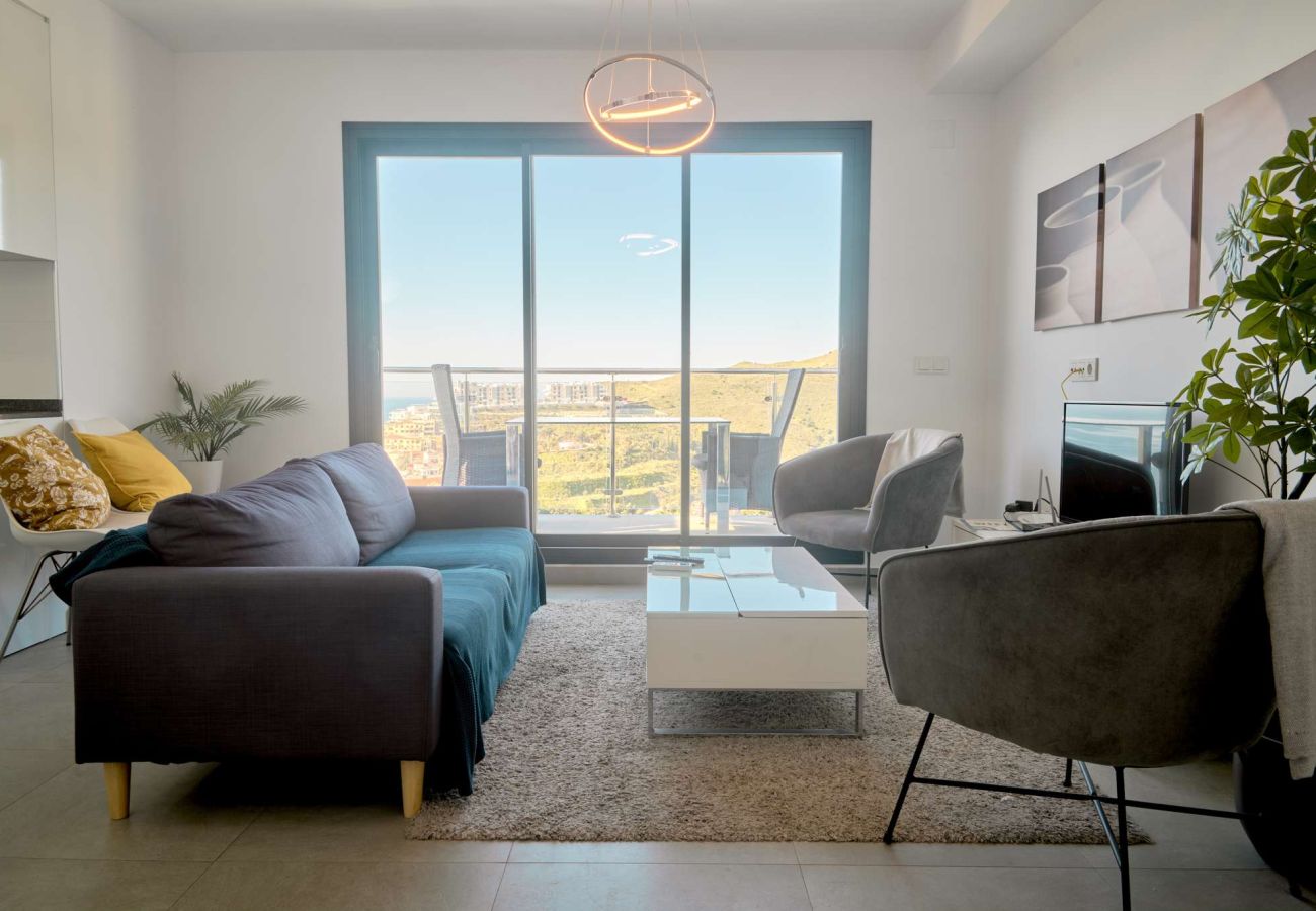 Appartamento a Nerja - Penthouse Balcón del Mar D4: 3 Terrazze e Piscina Riscaldata