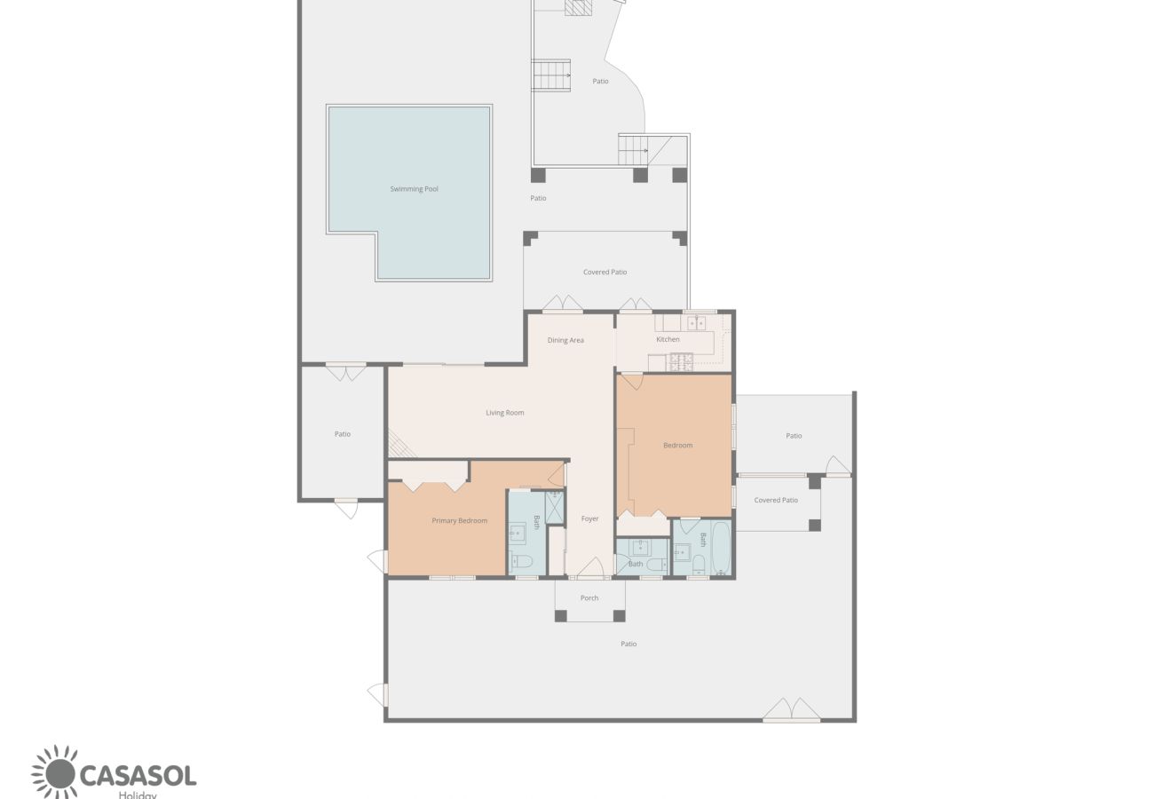 Villa a Nerja - Villa Jackson (La Casita): Villa con piscina privata a Fuente del Badén, Nerja