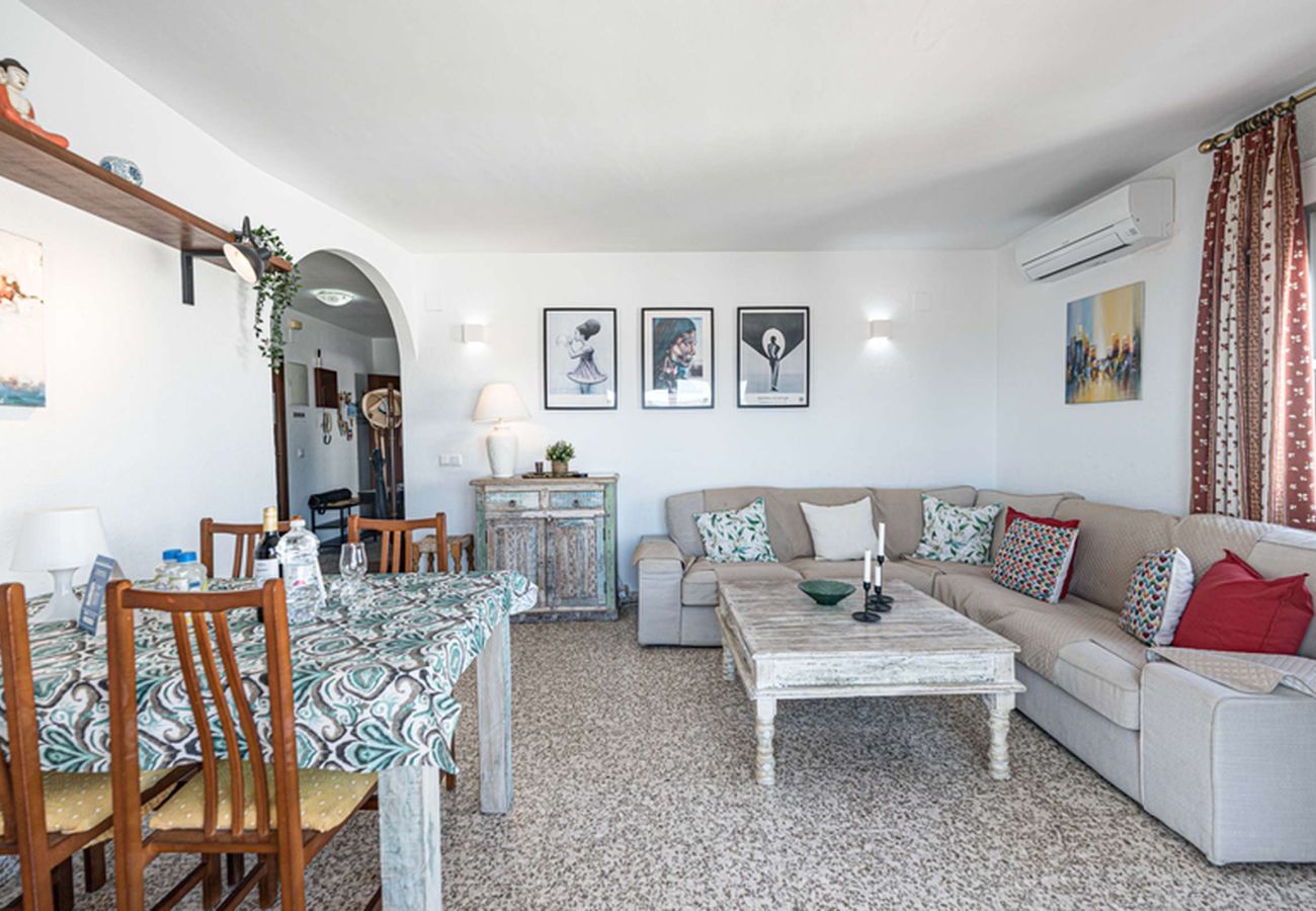 Luminoso soggiorno con zona pranzo, Albaida II 2B Playa Torrecilla Nerja