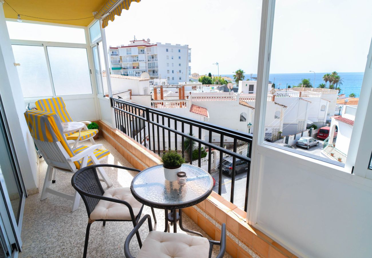 Appartamento a Nerja - Albaida II 2B: Appartamento con Vista Mare Esposto a Sud, Playa Torrecilla Nerja