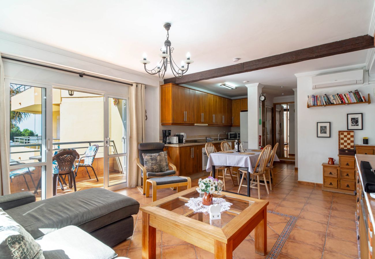 Appartamento a Nerja - Tahiti 2 7: Appartamento per famiglie per 4 persone a Playa Burriana, Nerja