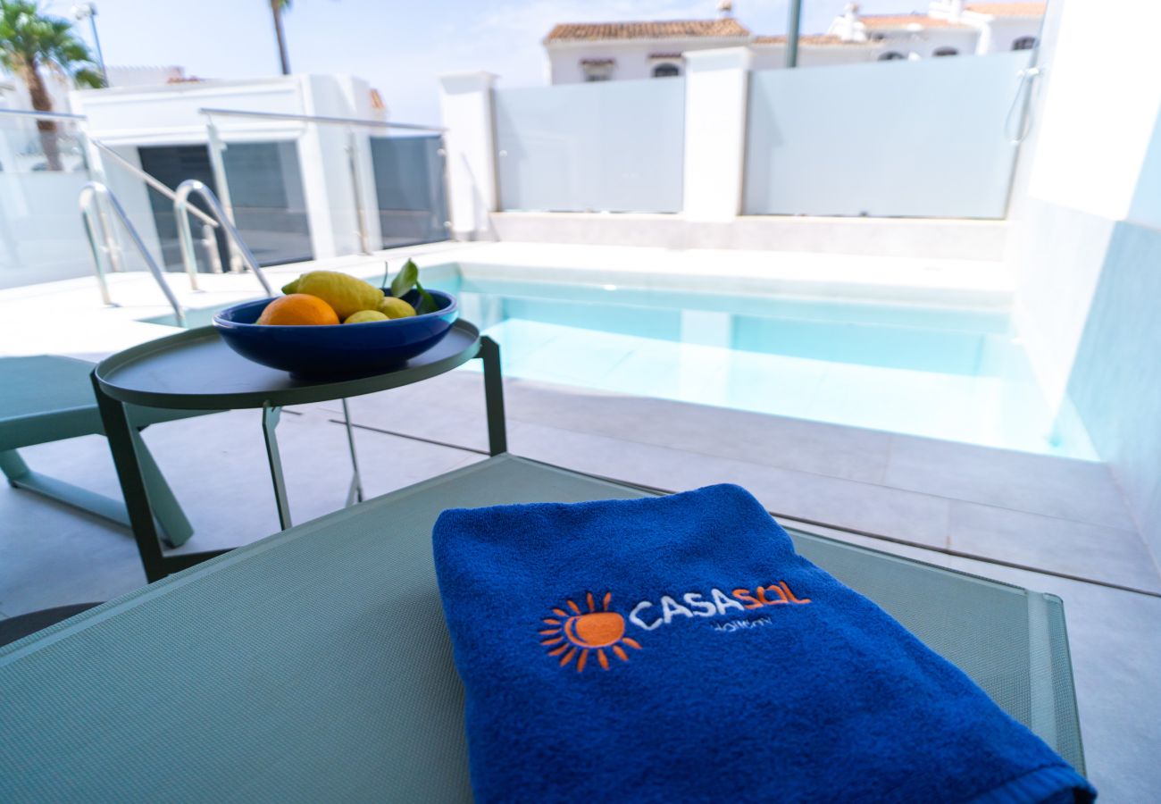 Villa a Nerja - Casa Mezcal - Villa per 4 persone con piscina privata e vasca idromassaggio a Nerja